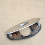68-75 C3 Corvette Rear Deck Lid Latch Bezel Top Chrome Trim & Gasket 1 Nut Oem. Fixed Price $47.59.