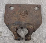 Triumph TR2, TR3, TR3A & TR3B Upper Steering Column Bracket With Clamps. Fixed Price $17.50.