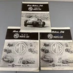 Vintage Moss Motors 1972 75 76 Series Mga Tc Td Tf Parts Catalogs. Fixed Price $29.99.