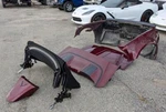 Wide Body Quarters Z06 Corvette C7 Rear Bumper Trunk Lid Convertible Lb Red. Fixed Price $4095.00.