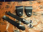 Alfa Romeo Spider Top Latch Leather Straps Set & Snaps 86-90. Fixed Price $26.88.