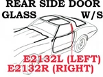 1978-1982 Corvette Weatherstrip Rear Side Door Glass Usa Right. Fixed Price $60.95.