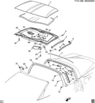 Oem New 05-13 C6 Corvette Roof Side Gasket Retainer Channel Rh Ps #15904996 #1F. Fixed Price $179.00.