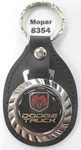 Vintage Black Dodge Truck 8354 Royal Classic Leather Chrome Key Ring. Fixed Price $34.95.