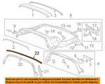Gm Oem 14-19 Corvette Roof Components-weatherstrip Retainer 20984878. Fixed Price $36.42.