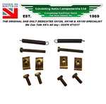 Jaguar XK120 PF770 Headlamp Pivot & Spring Fixing, Mounting Kit For 3430 Rim. Fixed Price $64.66.