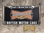 British Motor Cars License Plate Frame Dealership San Francisco. Fixed Price $31.95.