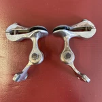 1920 's Mid-west Glass Co Windwing Clamp Bracket Pair Auburn Marmen Stutz. Fixed Price $124.99.