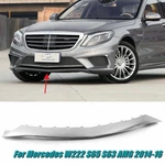 Front Bumper Lower Molding Chrome Trim For Mercedes W222 S65 S63 Amg 2014-16. Fixed Price $389.99.