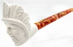 Mini Indian Chief Churchwarden Meerschaum Pipe. Fixed Price $29.99.