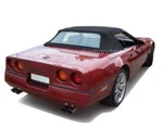 Fits Chevy Corvette 1986-1993 Convertible Top With Plastic Window Black Canvas. Fixed Price $311.50.