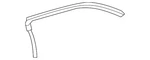 Genuine Gm Upper Weather-strip 20760335. Fixed Price $106.53.