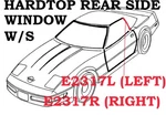 1986-1996 Corvette Weatherstrip Hardtop Side Window Rear Vertical Usa Right. Fixed Price $150.95.