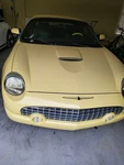 02-02 Ford Thunderbird Convertible Hard Top With New Tires 68000 M Yellow Seat. Fixed Price $21000.00.