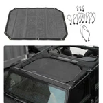 Mesh Sunshade Top Cover Provides Uv Protection For 07-18 Jeep Wrangler Jk. Fixed Price $31.99.