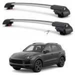 Roof Rack Cross Bars For Porsche Cayenne 2011-2018 Aluminum Silver Pair. Fixed Price $199.99.