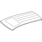 Genuine Mercedes-benz Oe Paneling, Roof 166-650-23-00. Fixed Price $4045.94.