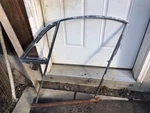 Jaguar XK120 Fhc Fixed Head Coupe Chrome Door Window Frame Rhs Straight Original. Fixed Price $550.00.