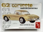 Amt 62 Corvette Hardtop/ Convertible Model Kit New Sealed Free Shipping. Fixed Price $29.99.